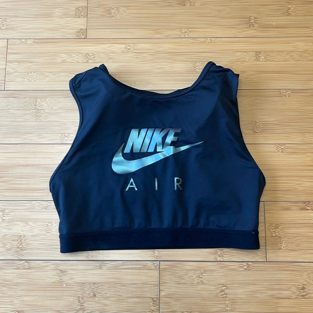 NWOT Nike Air Swoosh Women's Dry-Fit  High-Neck Sports Bra (M) crop top